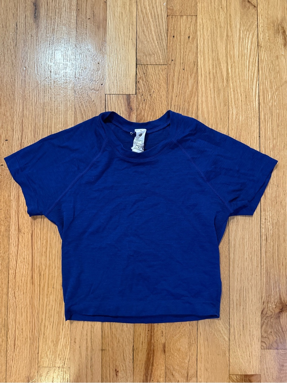 Lululemon Swifty Tech 2.0 Crop Top - Royal Blue
